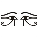 eye-of-horus- black and white